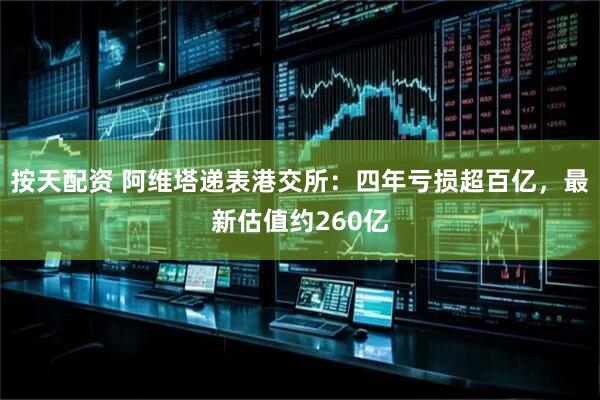 按天配资 阿维塔递表港交所：四年亏损超百亿，最新估值约260亿